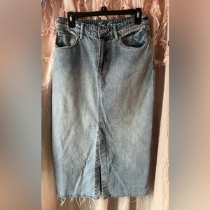 We The Free Light Blue Denim Skirt Free People size 29